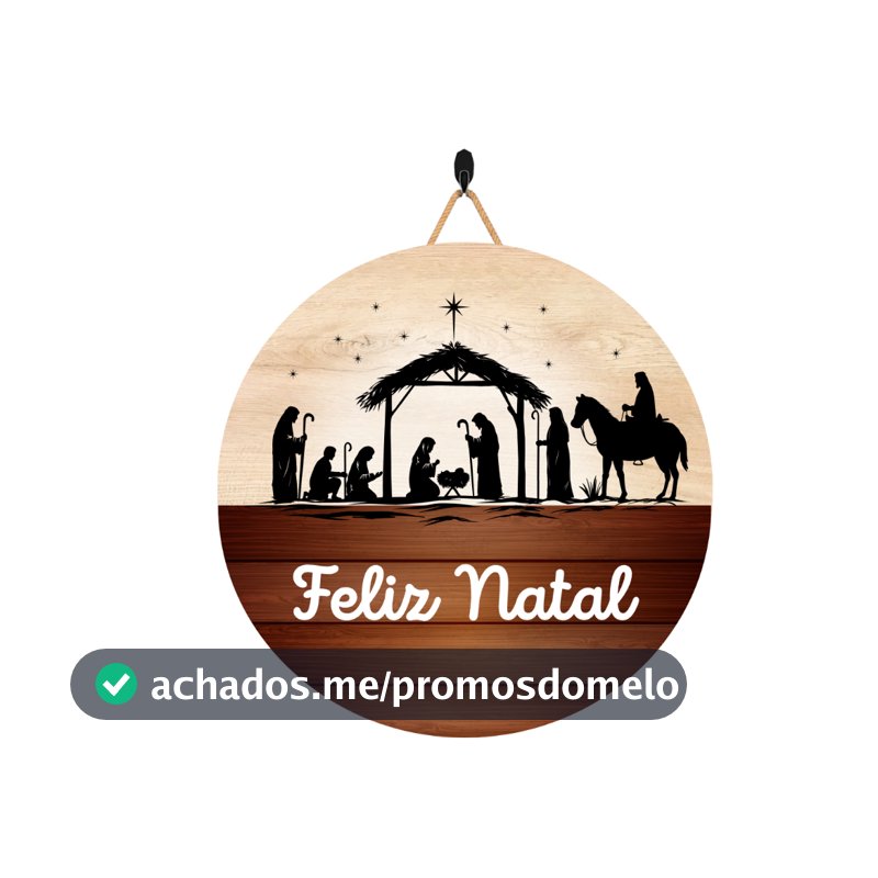 Enfeite de Porta Natal Placa decorativa para Casa e Decoração