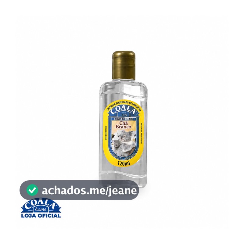 Coala Essências - Limpador Perfumado de Ambientes Chá Branco 120 ml