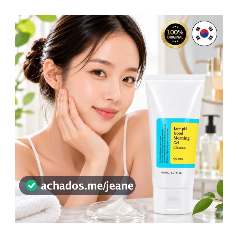 COSRX Low pH Good Morning Gel Cleanser 150ml Gel De Limpeza Facial Coreano Original PRONTA ENTREGA