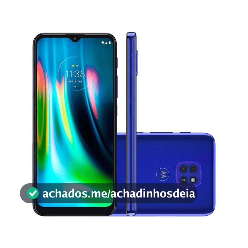 Smartphone Moto G9 Play 64GB 4GB Ram Tela 6.5 Câm. 48Mp