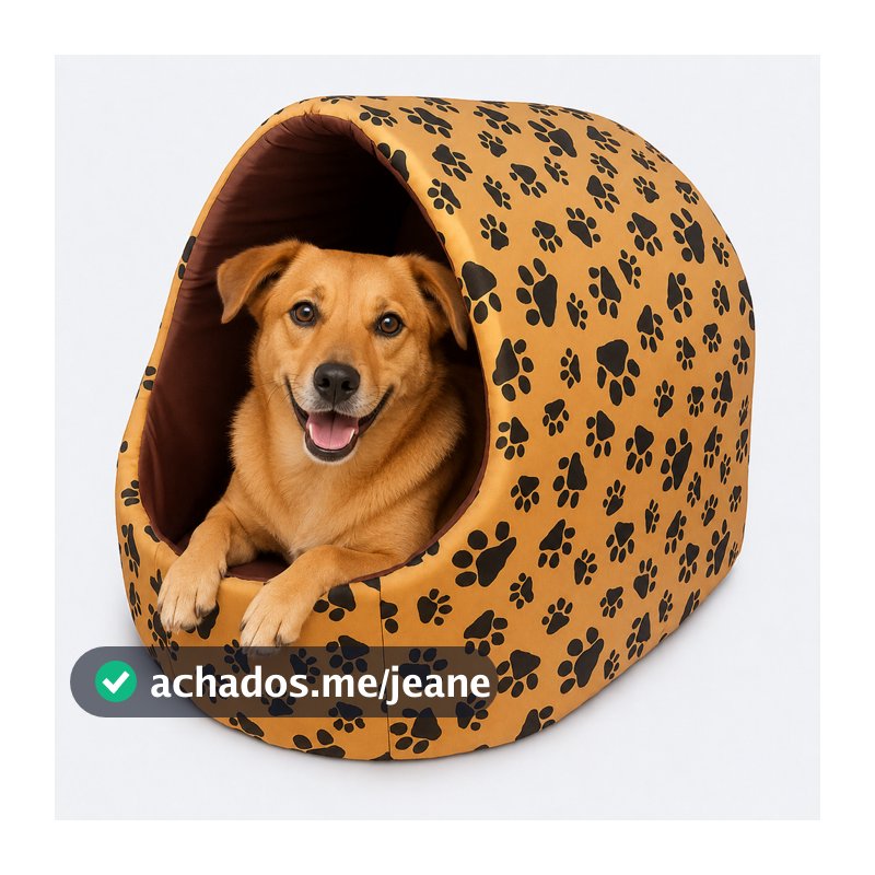 Cama De Cachorro Gato Iglu Igloo Toca Fechada Kíria Têxtil Caminha Pet Tamanho M, G  e G G Antifrio