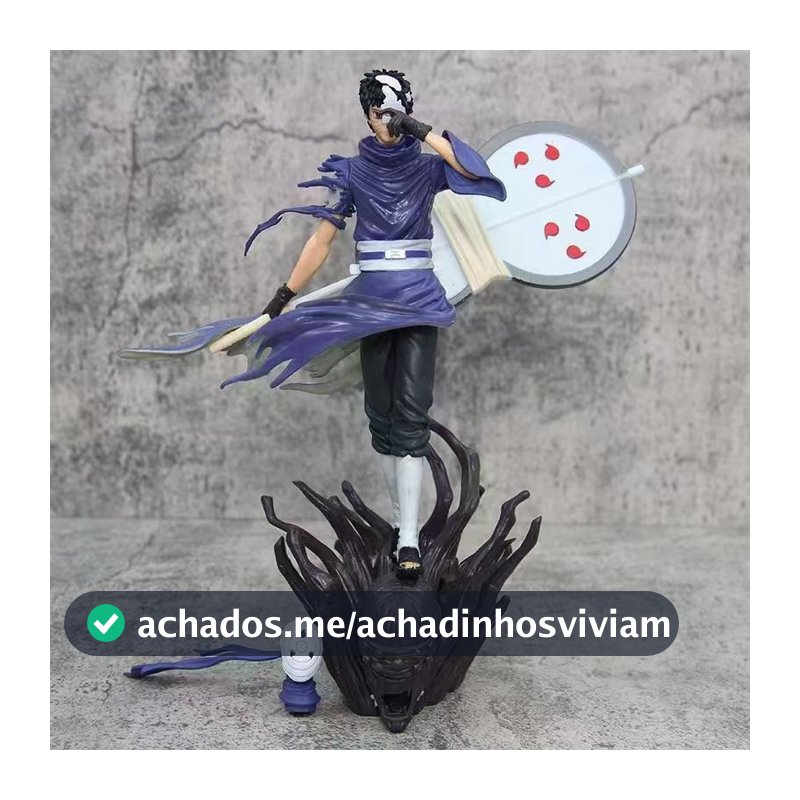 22cm Figuras DE Anime GK DEZ Anos Ninja Uchiha Obito Akatsuki Cabeça Dupla Intercâmbio Modelo Estatuetas DE Ação Bon