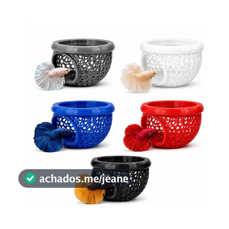 Esconderijo Flutuante para Peixes Betta Peixe Pequeno Toca para Aquário Moderno Cama Folha Descanso Aquarismo Decoração