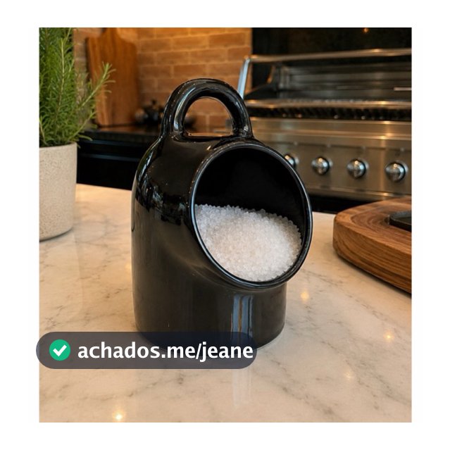 Saleiro de Cerâmica para Bancada e Área Gourmet – Design Moderno e Elegante/  Decorativo