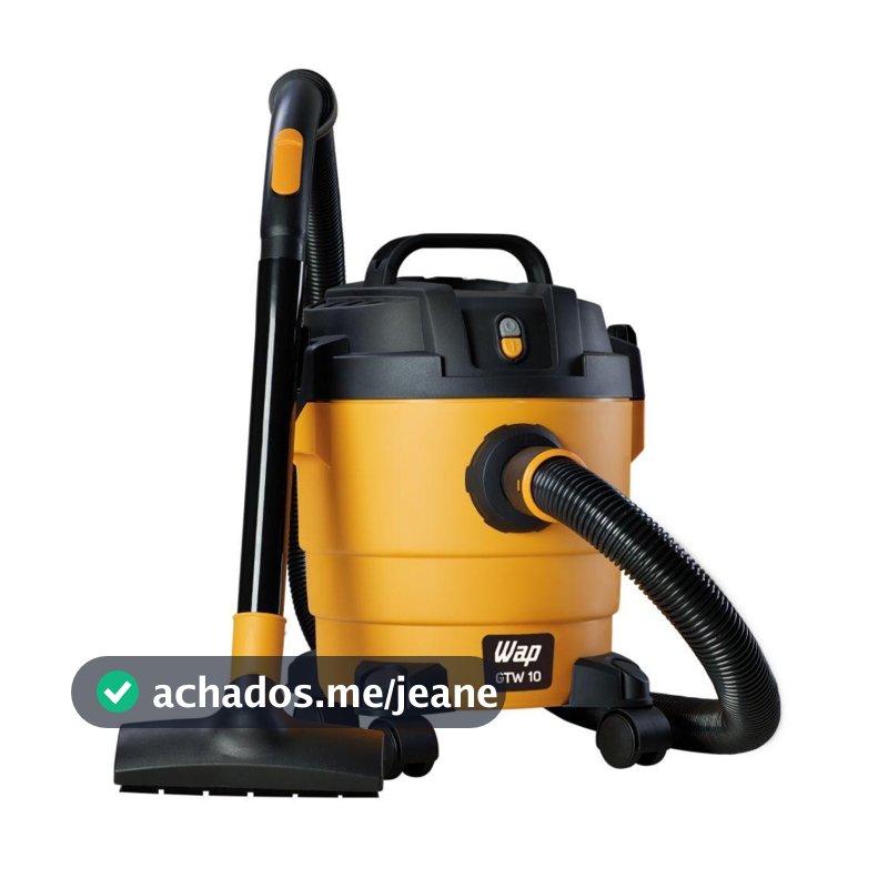 Aspirador de Pó e Água Wap GTW 10 1400W 10 Litros Amarelo/Preto 220V FW005706