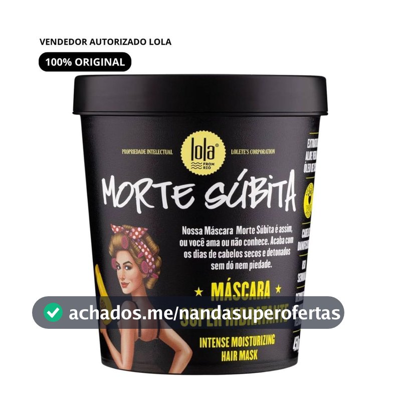 Máscara Tratamento Lola Morte Subita 450g - Lola Cosmetics