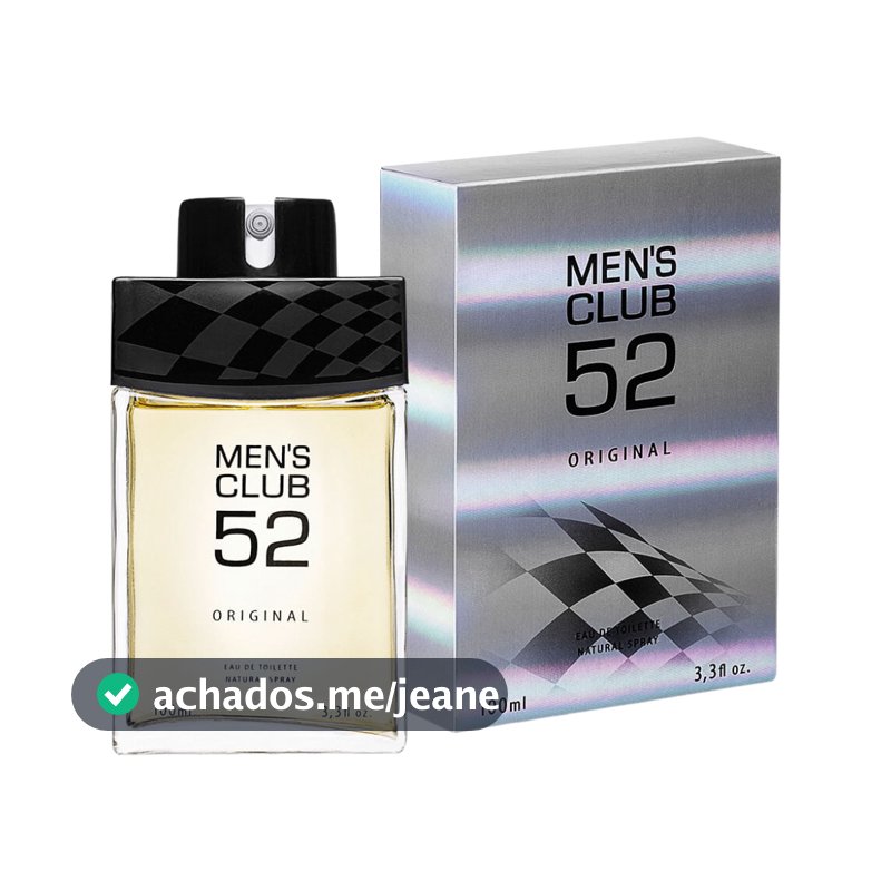 Perfume Mens Club 52 Original Importado Masculino 100ml Desodorante Colônia Deo Colonia