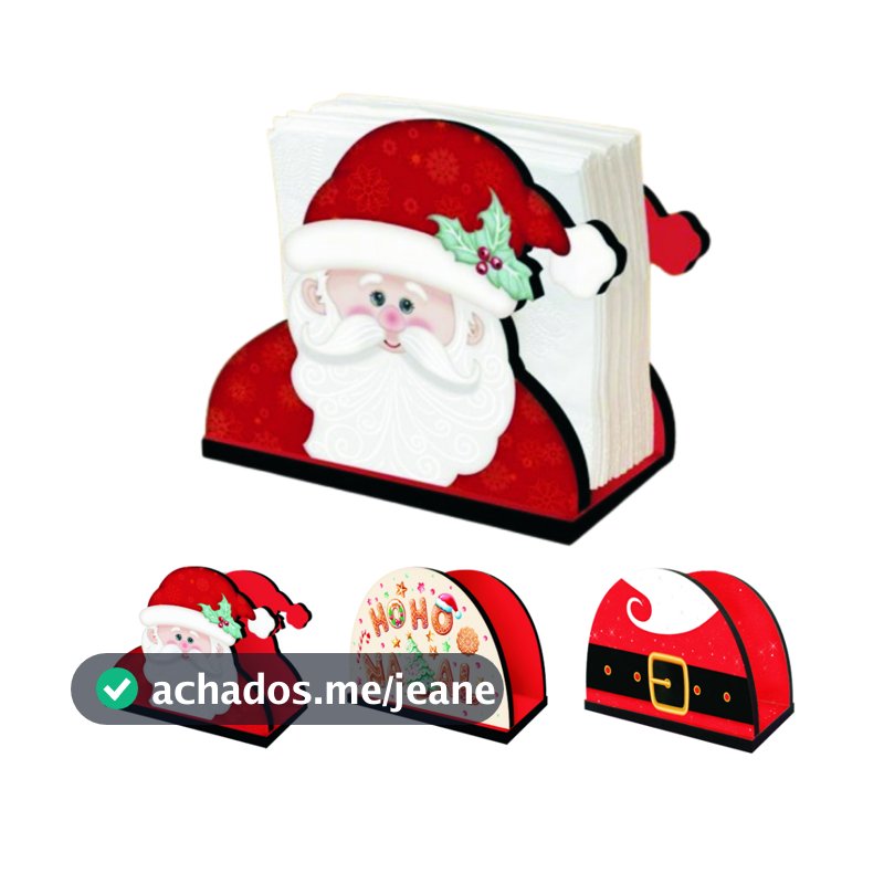 Natal - Porta Guardanapos de Mesa - Natal ( 4 Modelos )