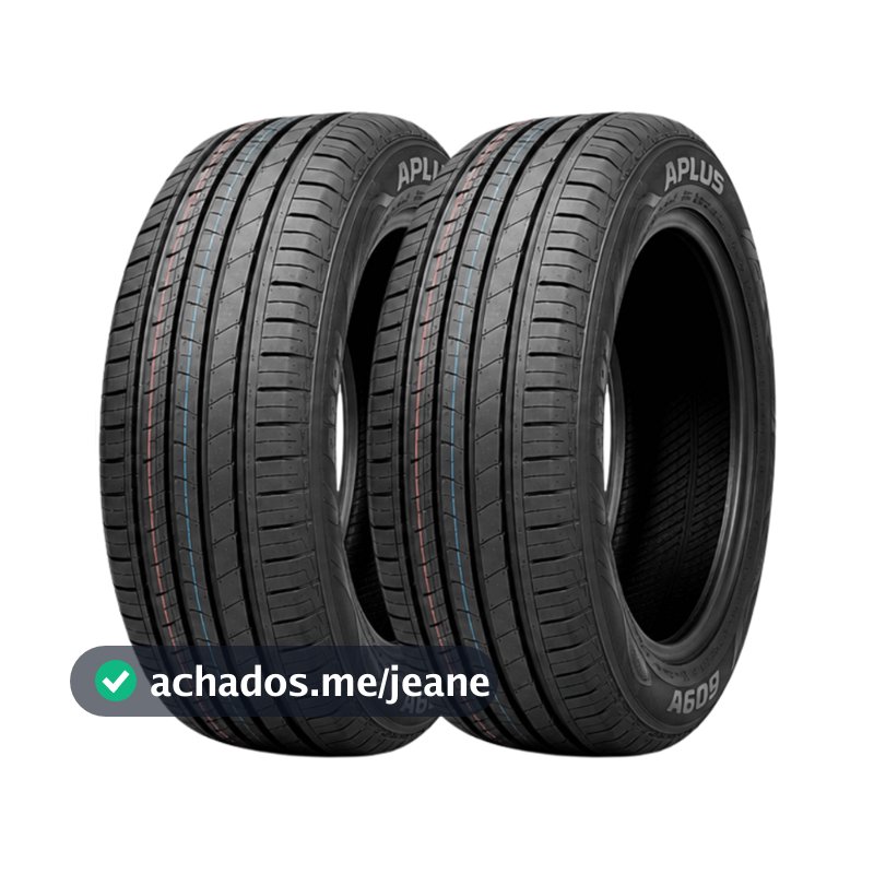 Kit 2 Pneus 195/55R15 Aplus 85V A601 Aro15