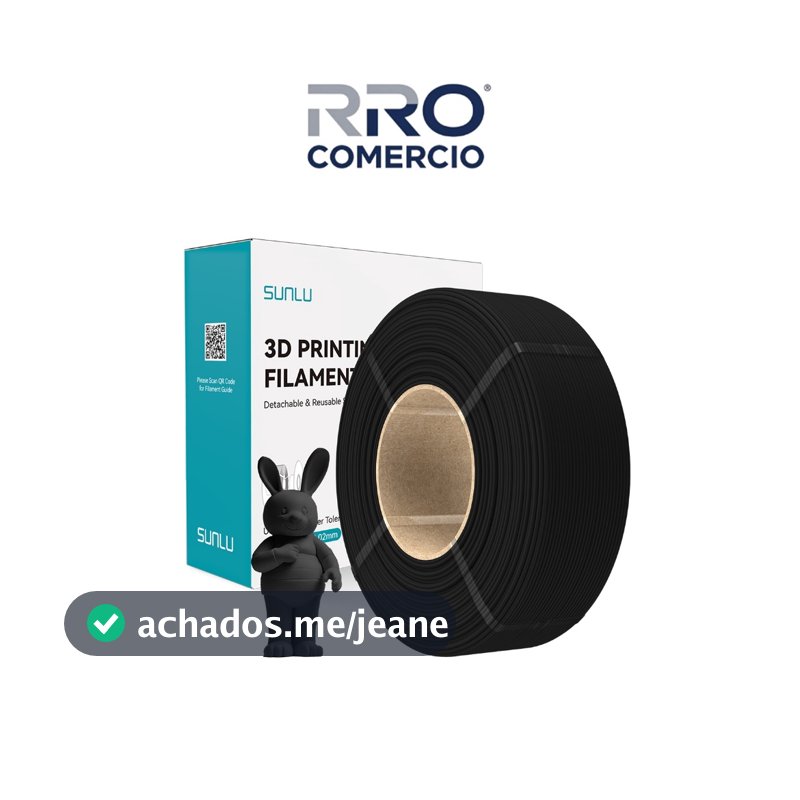 SUNLU Filamento PLA Fosco Estável e sem emaranhados -1.75mm -Sem carretel -para Bambu