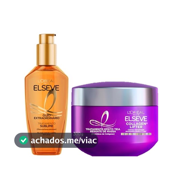 Kit Creme de Tratamento Colágeno Lifter + Óleo Extraordinário