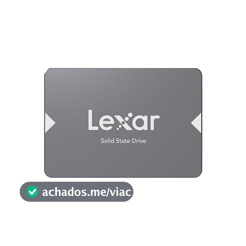 HD SSD Lexar 512GB NS100 Sata III 6GB/S Laptop e Desktop