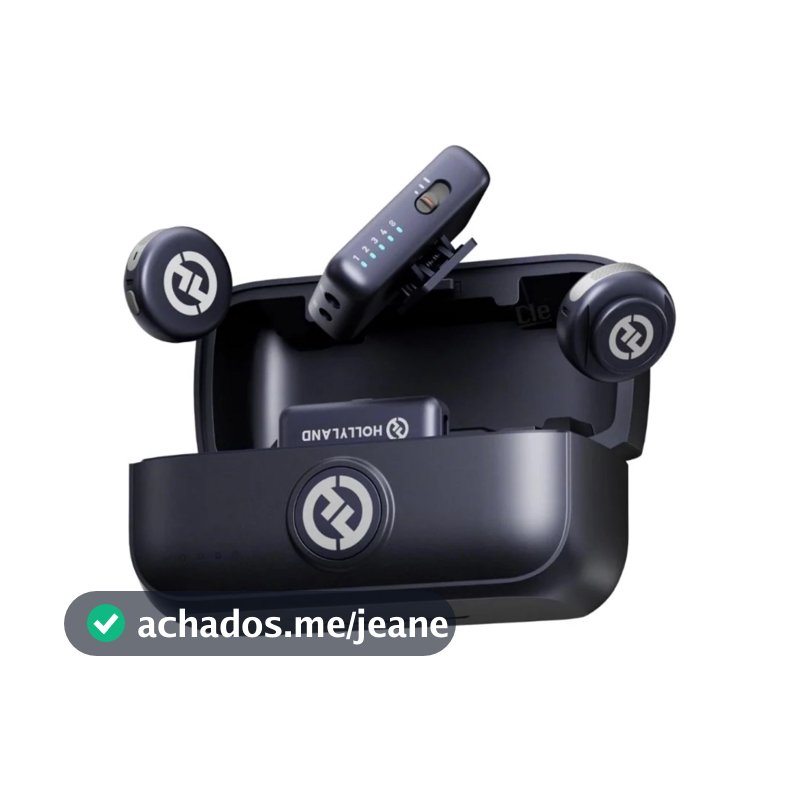 Hollyland Lark M3 Combo Microfone Duplo Usb-c e Câmera 2Tx 2Rx