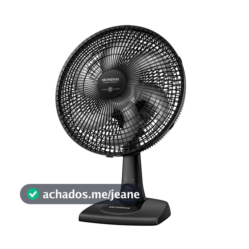 Ventilador Mesa Mondial Nvsp-30-b2 30cm Super Power II 60W