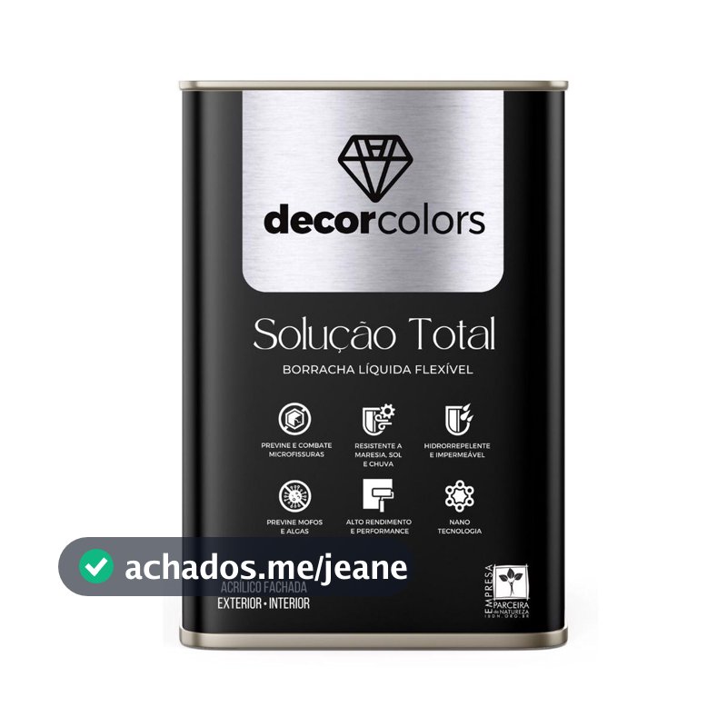 Borracha Líquida Solução Total 21,5kg - Decor Colors