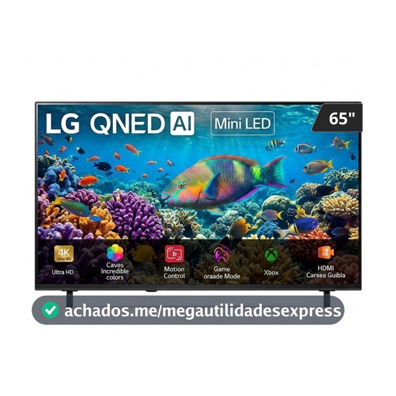 SMART TV LG 65 QNED70 MINILED 4K ULTRA HD WI FI 65QNED70BSA