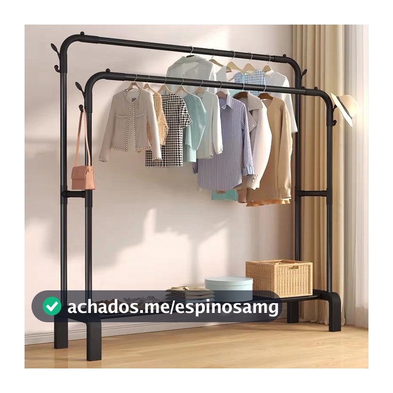 Cabide de roupas de poste único/duplo, cabideiro de secagem de roupas para serviços pesados, cabide de chão para varanda