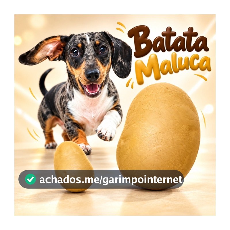 Brinquedo Batata Maluca Cachorro (Tamanho P e G) Brie Pet