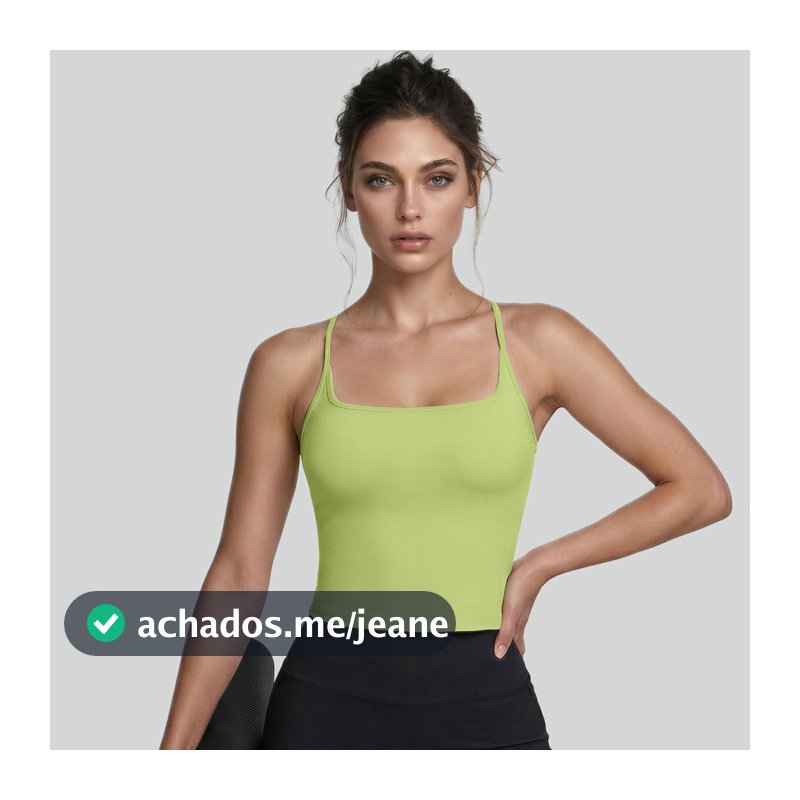 Roupa interior esportiva linda volta feminina verão à prova de choque reunião I-back Yoga colete de Fitness
