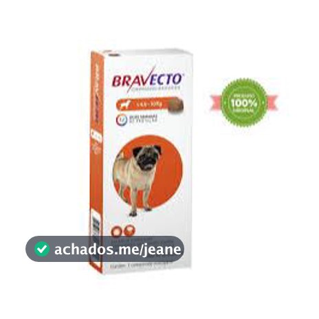 Bravecto Para Cães 4,5 a 10 kg - Proteção Contra Pulgas e Carrapatos
