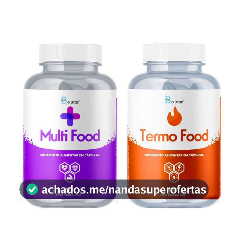 Kit 2 Potes - Termogênico e Inibidor de Apetite + Multivitamínico Mineral Completo (A-Z)