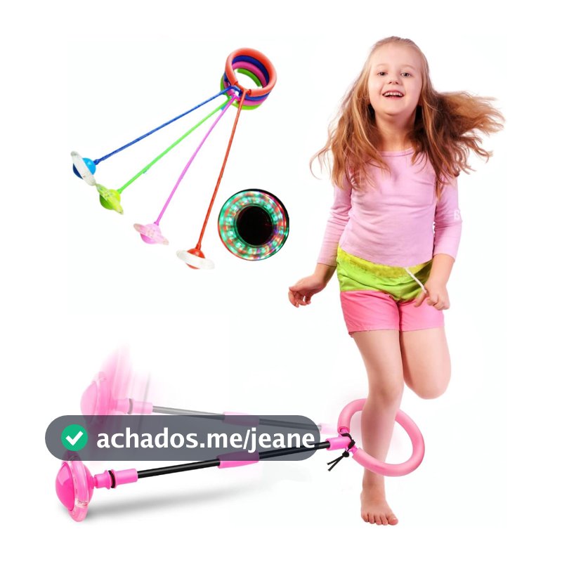 Pula Corda Giratório Com Led Gira Pula Corda LED Pisca/Pisca Brinquedo Infantil Pula Corda Exercício