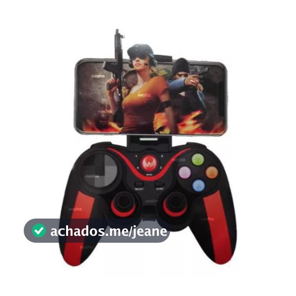 Controle V8 Para Celular Game Pad Joystick Bluetooth