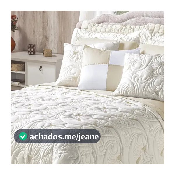 Kit Cobre Leito Bordado Melody Casal King 9 Peças 180 Fios Luxo Toque Macio Aconchegante Marfim