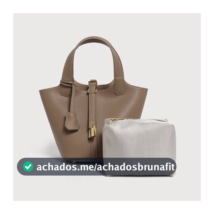Luxo Bolsa De Couro De Grão Superior Feminina 2026 Moda Versátil Balde Saco Feminino Verão Deslocamento Cesta Vegetal