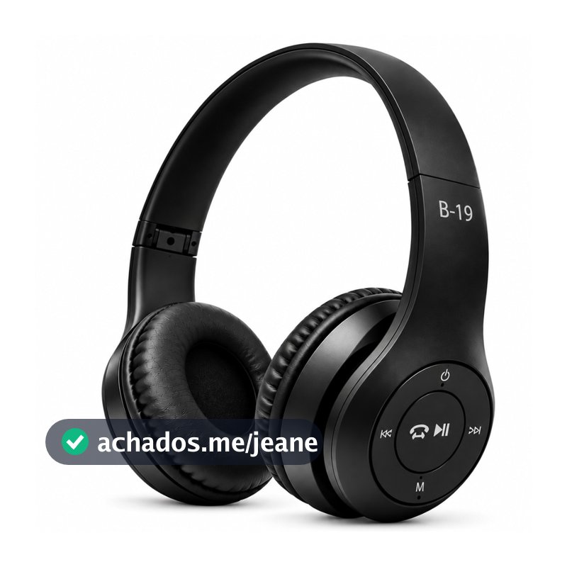 Fone de Ouvido Sem Fio Bluetooth Anti Ruído Áudio HD Premium