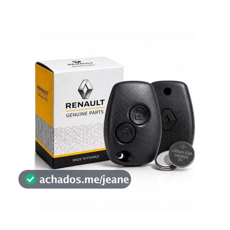 Capa Chave Renault Logan Sandero Duster Clio ( Sem Lamina ) + Bateria