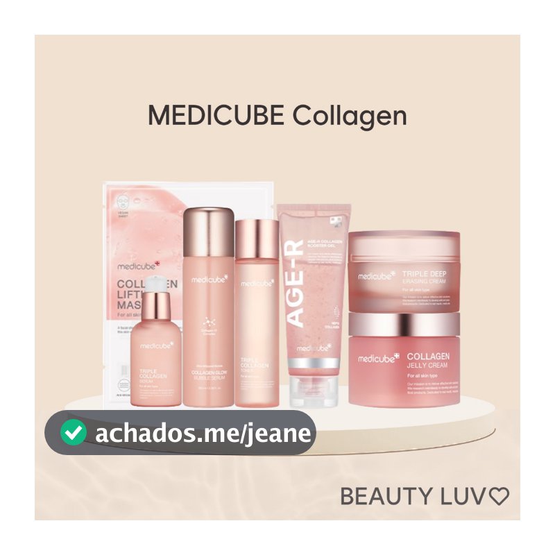 [Medicube] Collagen Line Collection / Creme De , Geléia , Toner , Soro De Bolha , Booster Age-R Sola