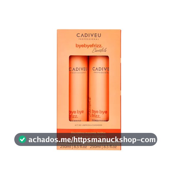 Kit Cadiveu Essentials Bye Bye Frizz Shampoo 250ml + Condicionador 250ml
