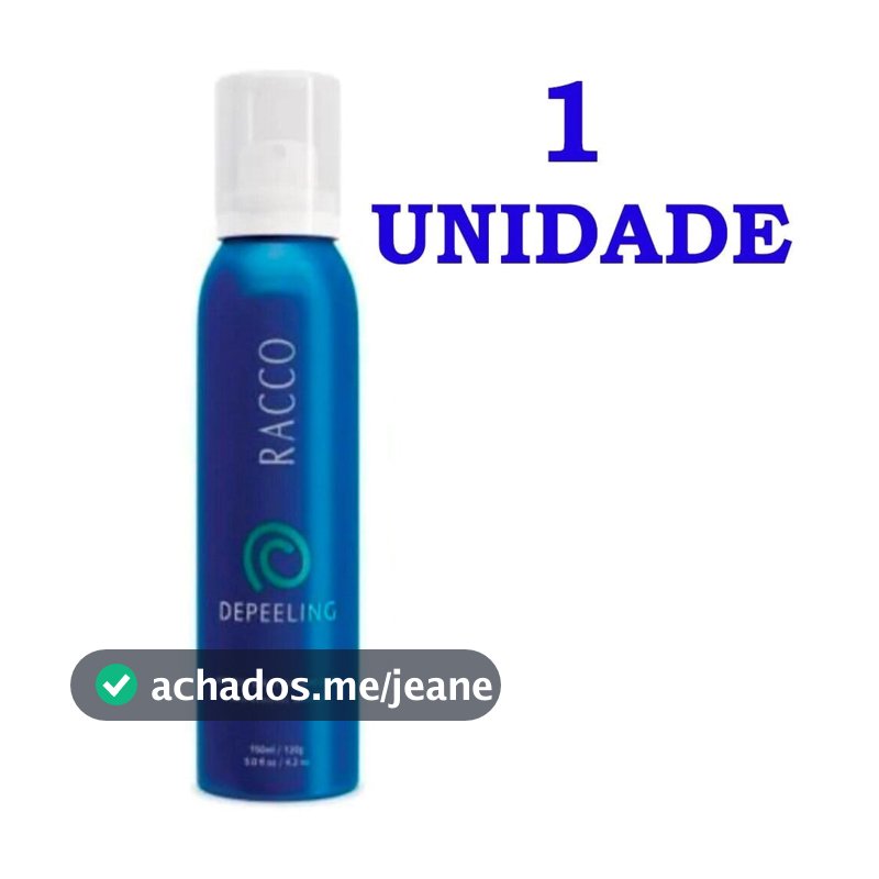 Mousse Spray Depilatório Depeeling Racco 150ml creme para depilar e depilação