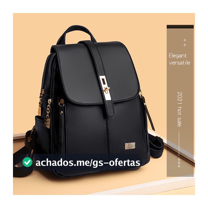 Bolsa mochila feminina Portátil da moda de Poliéster à prova d'água modelo 2222