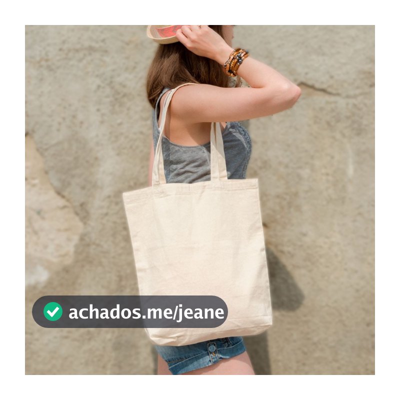 Kit com 20 ECOBAGS 32x38cm GRANDE bolsa ecológica sacola Lisa  - 100% algodão cru