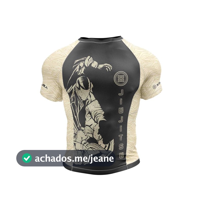 Rashguard Jiu Jitsu Fighter Finalização Luta No Gi Nikkyo
