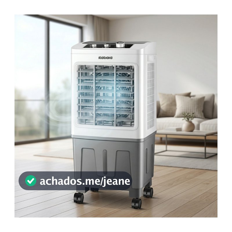 Climatizador de Ar Frio Portátil Itatiaia 20 Litros 4 em 1 - Resfria, Umidifica, Filtra, Ventila