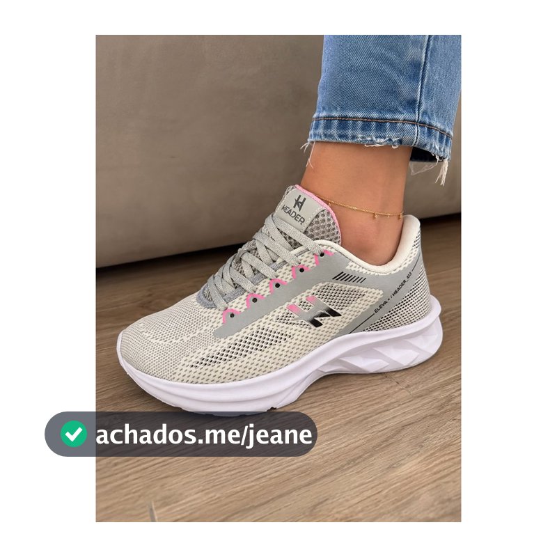Tênis Header Run - Conforto E Estilo Esporte Casual