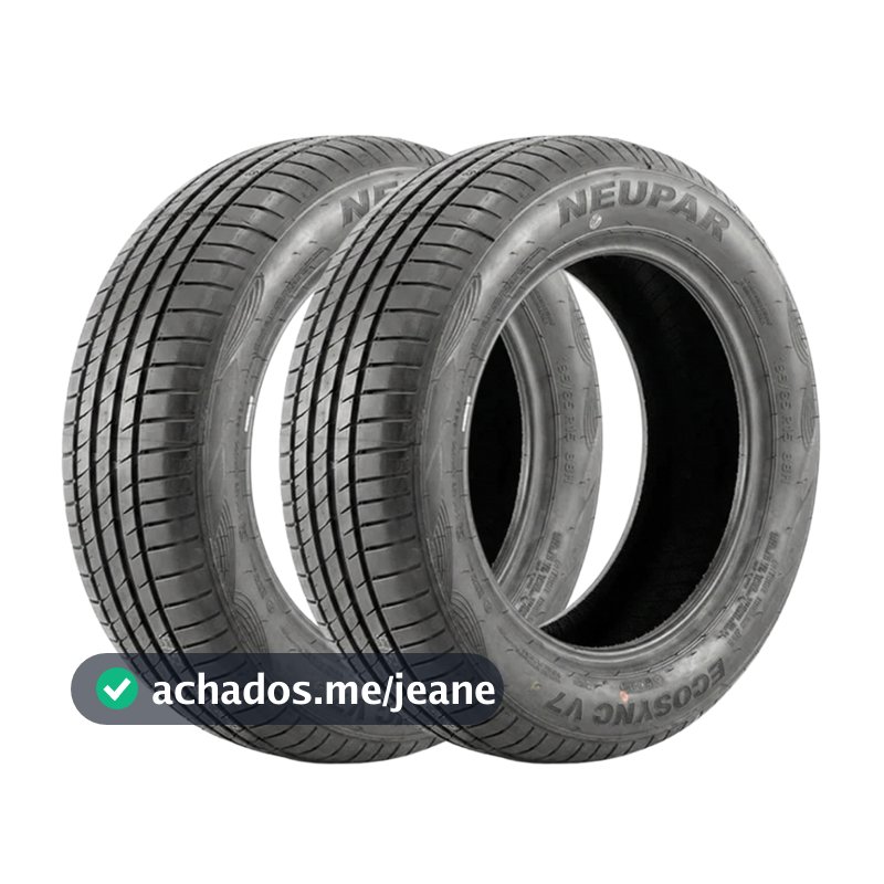 Kit 2 Pneus 185/60 R15 Neupar EcoSync V7 84H Aro 15 Novo