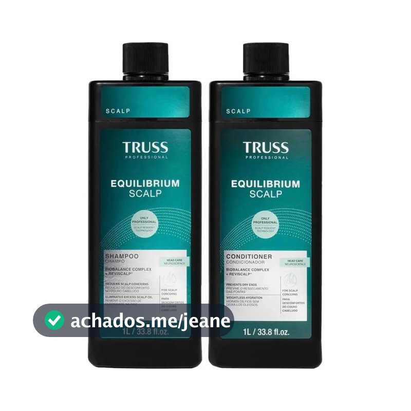 Truss Equilibrium Scalp Kit Shampoo E Condicionador 1000ml