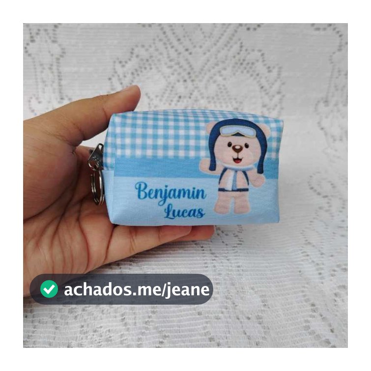 kit com 15 bolsinha porta moeda para lembrancinha