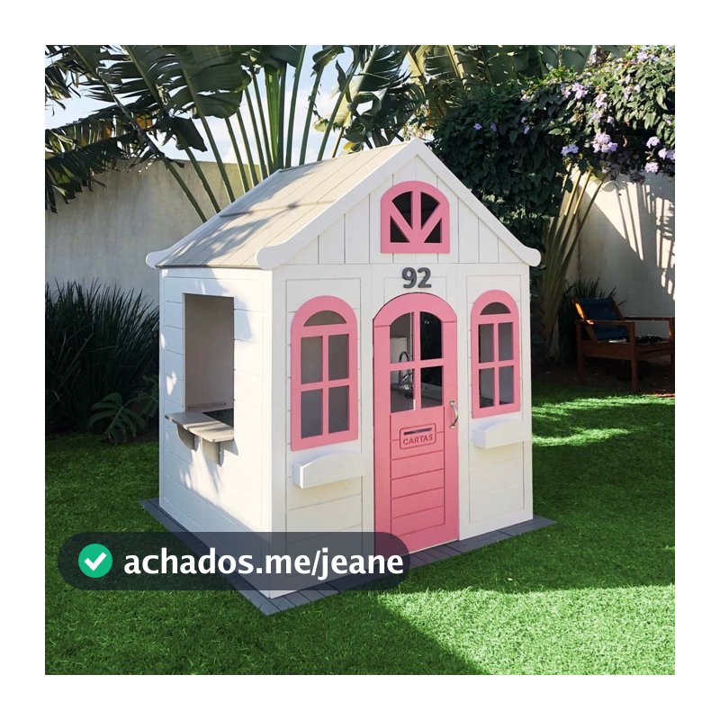 Casinha Madeira Infantil Encanto Brinquedo Pedagógico Faz de Conta Montessori Criança Lúdico