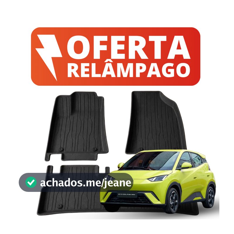 Jogo de Tapetes Byd Mini Dolphin  Com 3 Peças Premium Bandeja De Borracha Tpe 3D 2024 - 2026