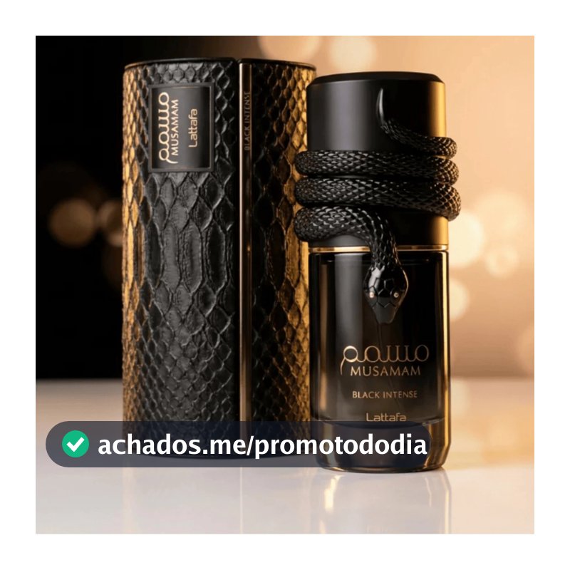 Pefume Árabe Musaman White/Ouro/Preto Intense Eau De Parfum Unissex 100 ML Da família real árabe