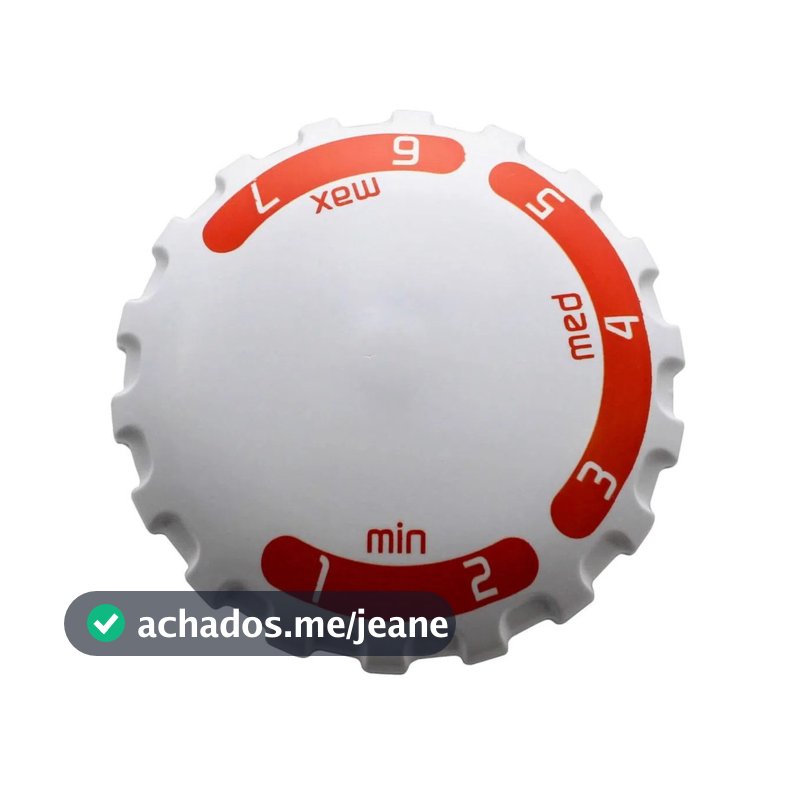 Botão Termostato Geladeira Consul Brastemp Brk50 Brm50 Brw50 Brm47 Brm48 Crm45 Brw50 W10331814