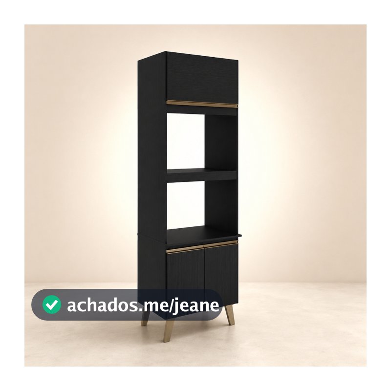 Torre Quente 2 Fornos Atlanta Carraro Preto Touch