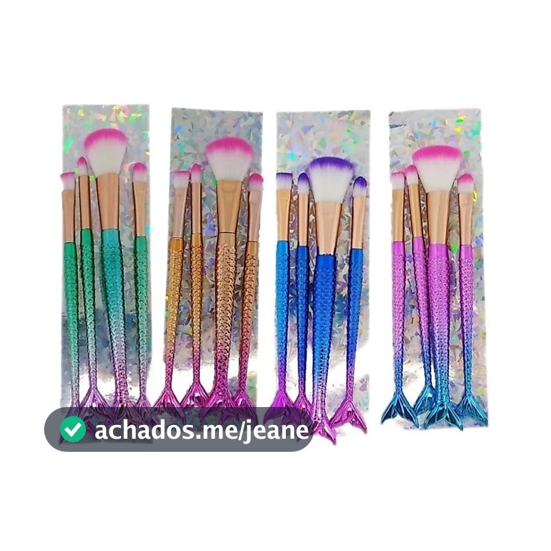 Z.W Kit 12 Pacotes De Pincel Sereia Maquiagem