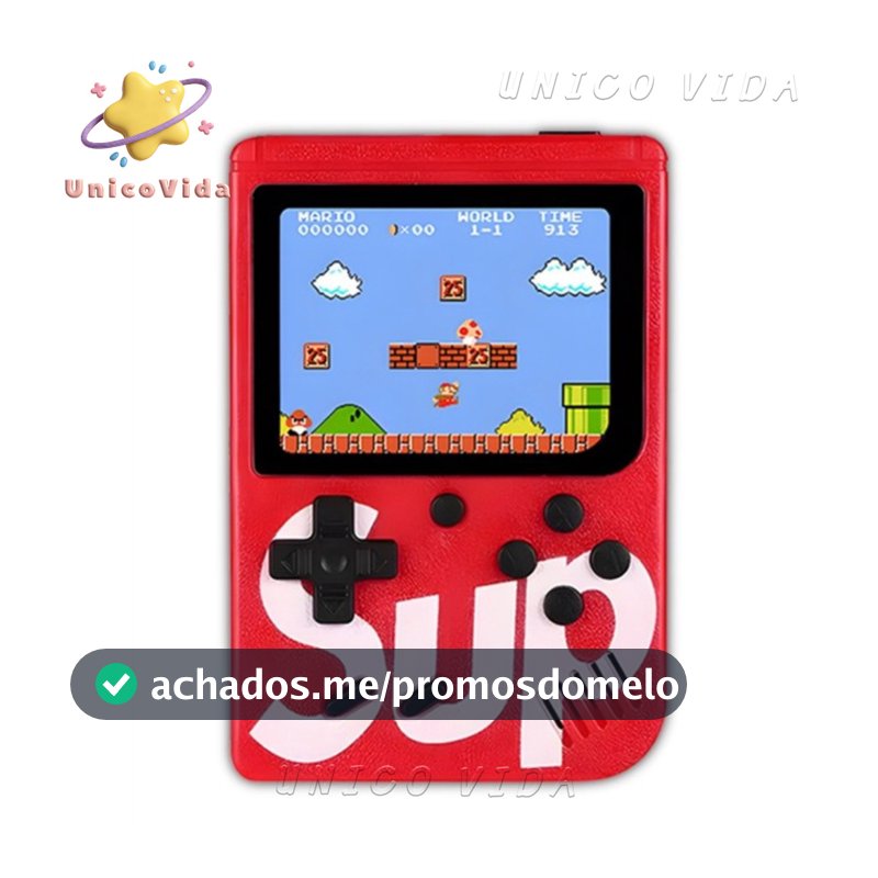 Mini Game Retrô Portatil Nintendo 400 Jogos Antigos Anos 80 | UnicoVida