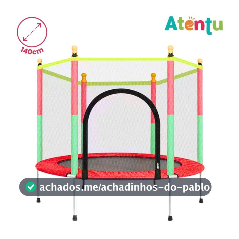 Cama Elástica Pula Pula Infantil Trampolim 1,4 metros